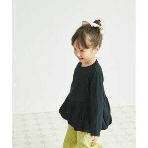 tシャツ バルーン カットソー 長袖Tシャツ キッズ 子供服 女の子