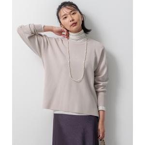 23区（ニジュウサンク） 【洗える】ミニブークレニット バイカラー