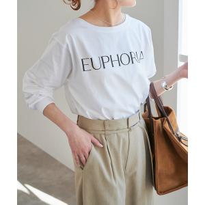 tシャツ シルケット天竺ロゴロンTEE3 レディース