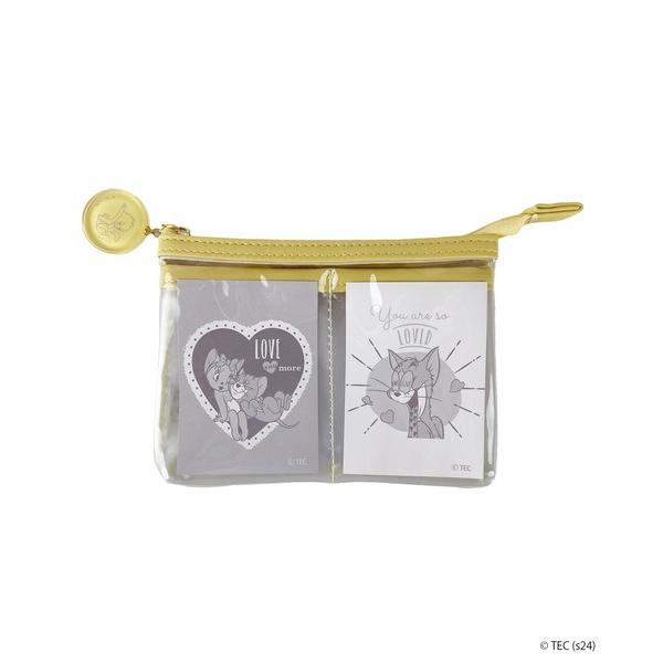 ポーチ 「公式」TOM and JERRY　TOM and JERRY×Flapper推し活トレカポ...