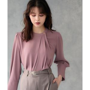 ブラウス シャツ フレンチキスデザインカフスブラウス レディース