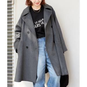 トレンチコート コート Wビーバーテントライントレンチコート レディース