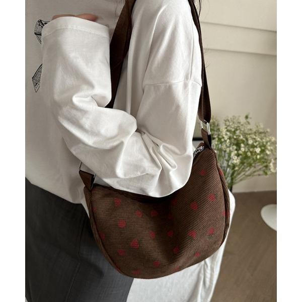 ショルダーバッグ バッグ イチゴ柄ショルダーバッグ レディース