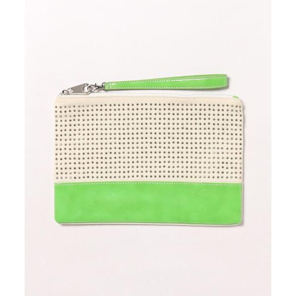 クラッチバッグ パーティーバッグ 「RING-O」スタッズミニクラッチ レディース