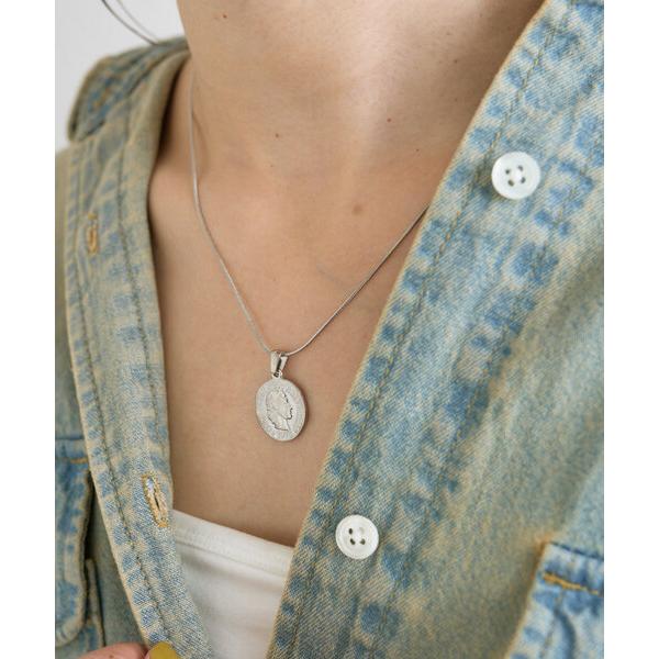 ネックレス 「R.good(アールドットグッド)」コインショートネックレス レディース