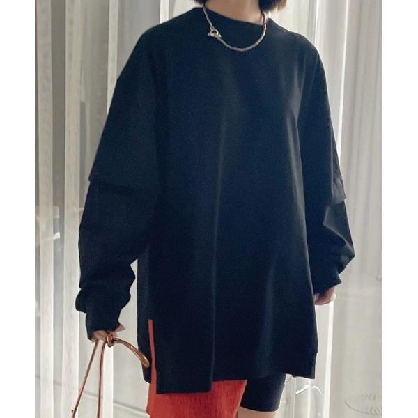 tシャツ LAYERED LIKE LONG SLEEVE TOP レディース