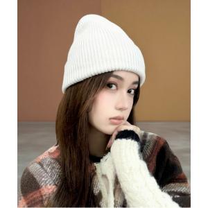 Mayree ニット帽 ニットキャップ 「float」ふわふわ フェイクファー