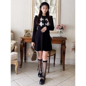 MIIA（ミーア） ワンピース ラメチェックニットワンピース : ZOZOTOWN