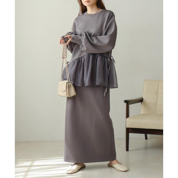 スカート 「S・Mサイズ展開」ポンチIラインスカート