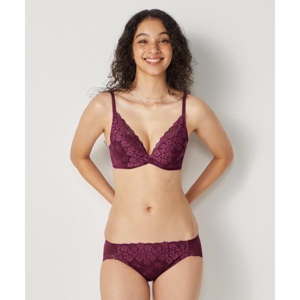 ブラジャー ショーツセット 夢みるブラ DeepV スウィンギングブーケ「E，Fカップ」 AMST1...