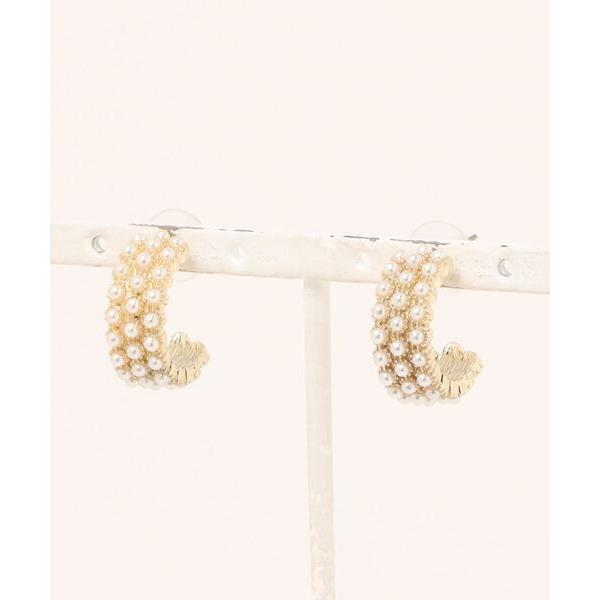 ピアス 「CHI SELECT」パール デザイン フープ ピアス chi-pierce-00723「...