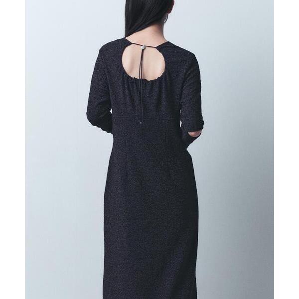 ワンピース open back lame dress