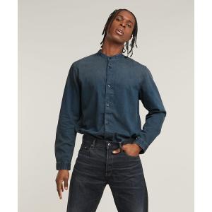 シャツ CORRECT SHIRT/スタンドカラーデニムシャツ メンズ