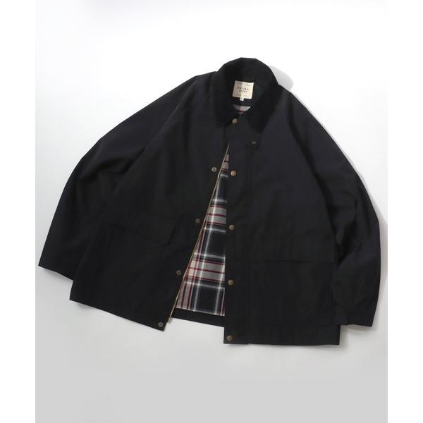 ブルゾン アウター Hunting Jacket/オーバーサイズ 襟コーデュロイ ショート丈 ハンテ...