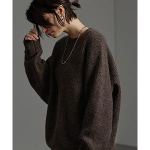 セーター ニット メランジミックスカラーアゼニッ...の商品画像