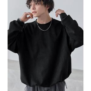 tシャツ ドローコードブラッシュドオーバーサイズ...の商品画像