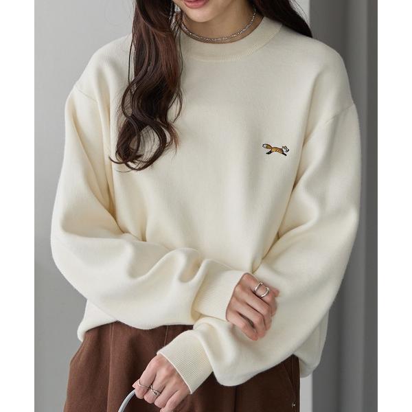 ニット セーター 「抗ピリング/ウォッシャブル」PENNEYS/ペニーズ 別注 THE FOX ロゴ...