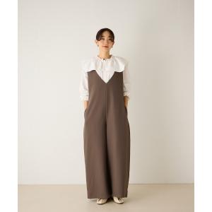 オールインワン 「1枚で3wayの着こなし」サマーツイードフリル 
