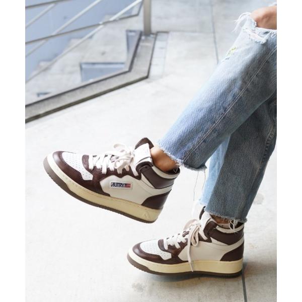 スニーカー AUTRY (オートリー) MEDALIST MID Bicolor レディース