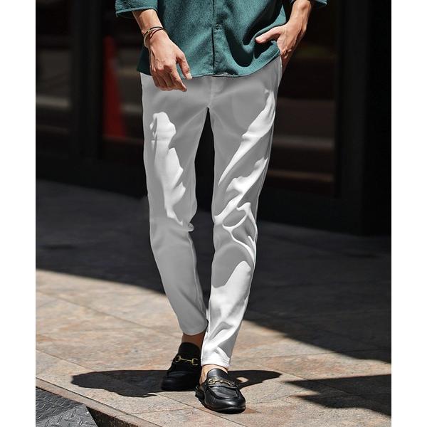 チノパン ツイルスキニーチノパンツ メンズ ストレッチイージーパンツ スリム ボトムス ずぼん 春服...