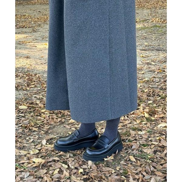 ローファー チャンキーヒールローファー レディース