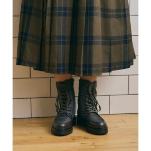 ブーツ 「撥水」レースアップショートブーツ レディース