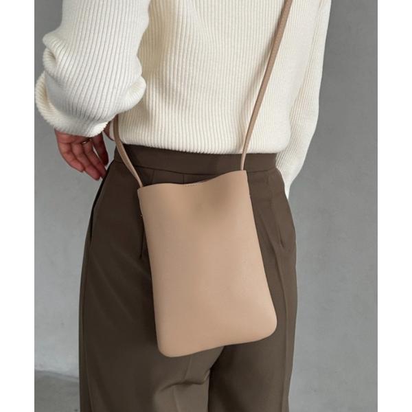 ショルダーバッグ バッグ PUスマホポーチ シンプルショルダーバッグ レディース