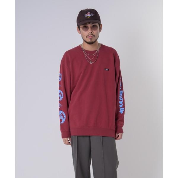 トレーナー スウェット 「EFFECTEN」Scramble Stone Wash Sweat メン...