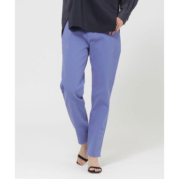 ジーンズ デニム デニムパンツ 「ウォッシャブル」シャーベットカラーブルーデニム レディース