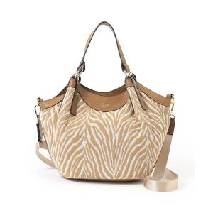 トートバッグ ジャカードコンビトートバッグ レディース