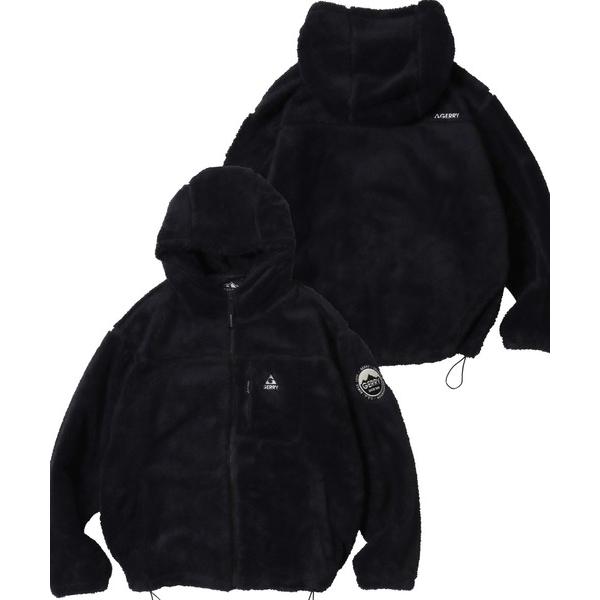 ブルゾン アウター GERRY/ジェリー オーバーサイズ ソフトボアフリース ジップアップパーカー ...