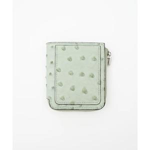財布 ITTI イッチ / CRISTY VERY COMPACT WLT.5 / OSTRICH クリスティベリーコンパクトウォレット レザー二つ折