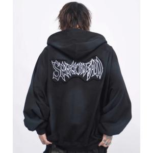 パーカー A'GEM/9 × .kom 「ARULE/アルール」 バックワッペンジップパーカー メンズ レディース