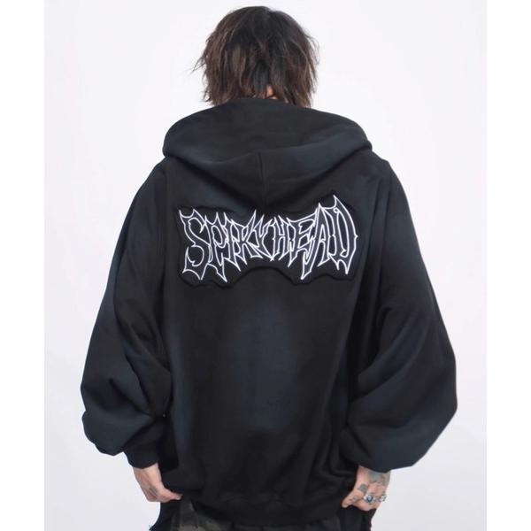 パーカー A&apos;GEM/9 × .kom 「ARULE/アルール」 バックワッペンジップパーカー メン...