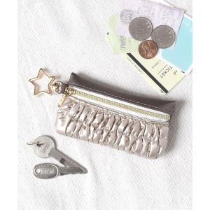 キーケース ニュアンスバイカラー/くしゅくしゅ/キーポーチ