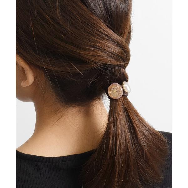 ヘアゴム クリア×透かし/キープスタイラー