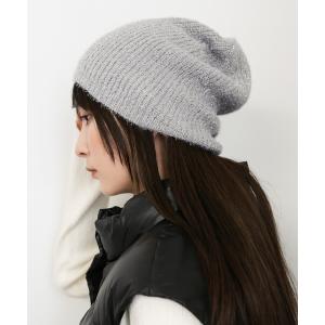 VIS（ビス） ニット帽 ニットキャップ スパンコールラメニット帽