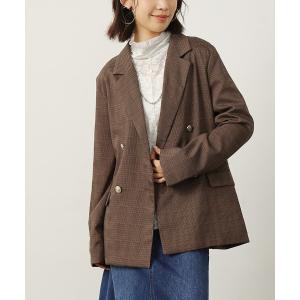 ROPE'（ロペ） ジャケット テーラードジャケット ヘビーリネン ダブル