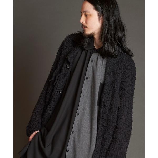 ブルゾン アウター 「NO ID.」Feather Yarn Knit Big Blouson / ...