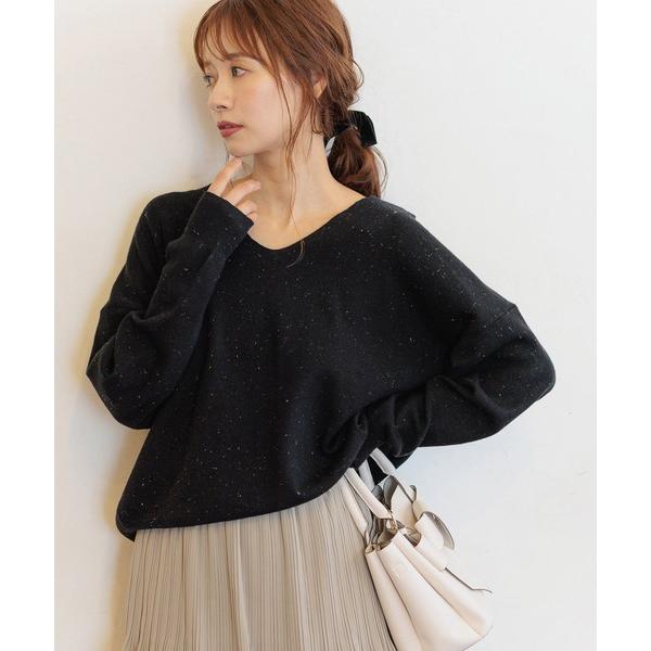 ニット セーター ラメVネックニットプルオーバー　151999 レディース