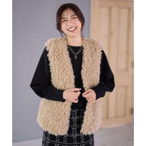 ベスト ジレ 「手洗い可」カールボアジレ レディース