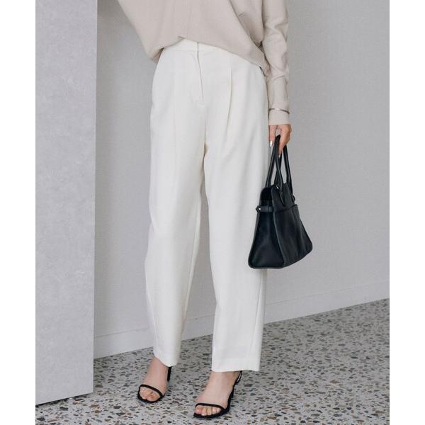 パンツ 「洗える」T/Wベネシャンストレッチ カーブパンツ レディース
