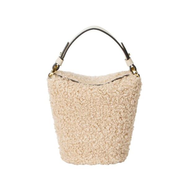 ハンドバッグ フェイクファーフラップバッグ