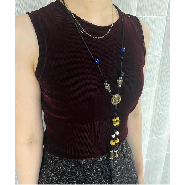 ネックレス ASSORTMENT BEADS LOOP TIE レディース