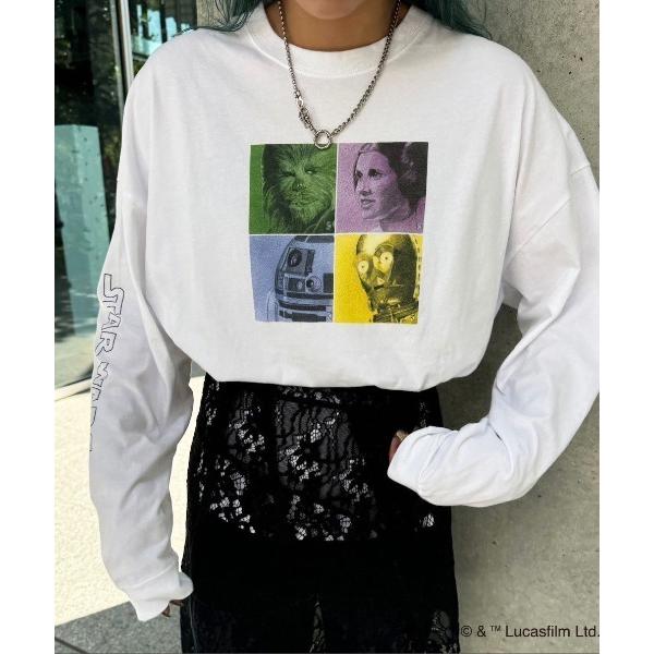 tシャツ STARWARS WHITE  LS TEE レディース