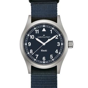 腕時計 メンズ HAMILTON 「ハミルトン」 腕時計 Khaki Field （カーキ フィールド） クオーツ 38MM ブルー×ブルー メンズ レディース