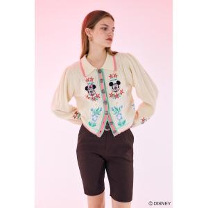 カーディガン MD PUFF SLEEVES ニットカーディガン レディース