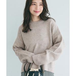 ニット セーター ふあふあヤク風 クルーネックニットトップス レディース｜ZOZOTOWN Yahoo!店