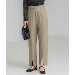 スラックス パンツ ウーリッシュツイル フロント...の商品画像