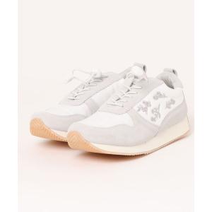 スーパーハッカフィーユ　 刺繍スプリングコート コットンナイロンツイル スプリンクルフラワー刺繍コート（マウンテン